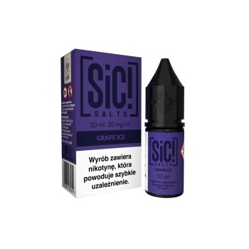 Liquid Sic Salts 10ml Grape Ice 20mg